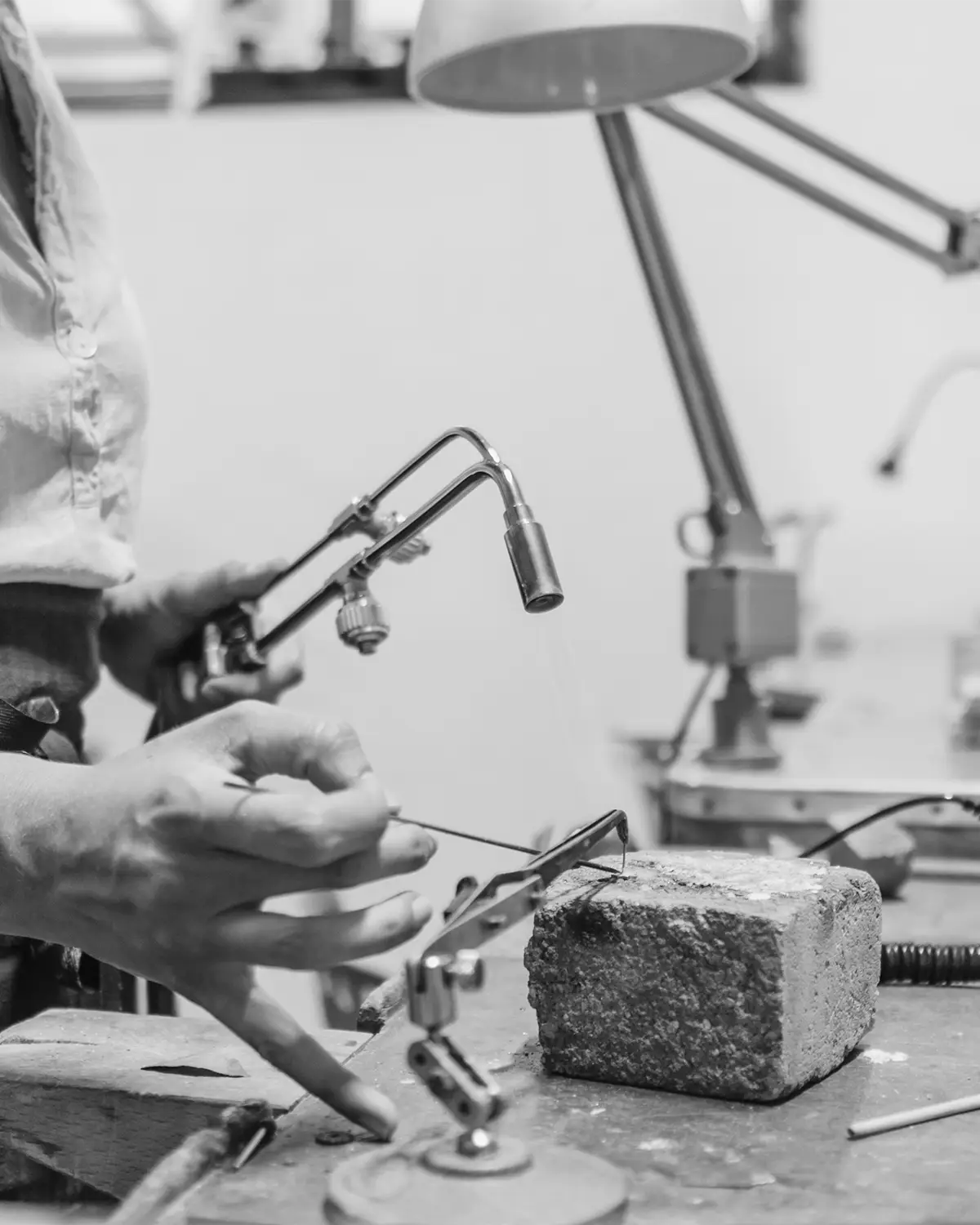 Atelier de la bijouterie horlogerie Chron'or à Guebwiller